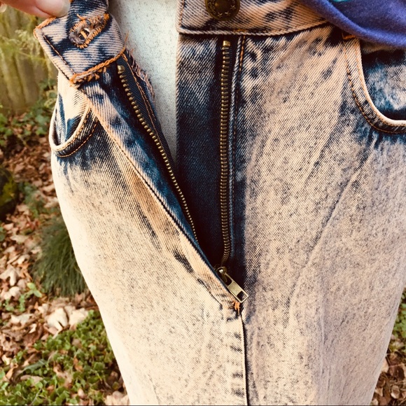 Last Exit Vintage Denim Jean Skirt - Picture 8 of 15